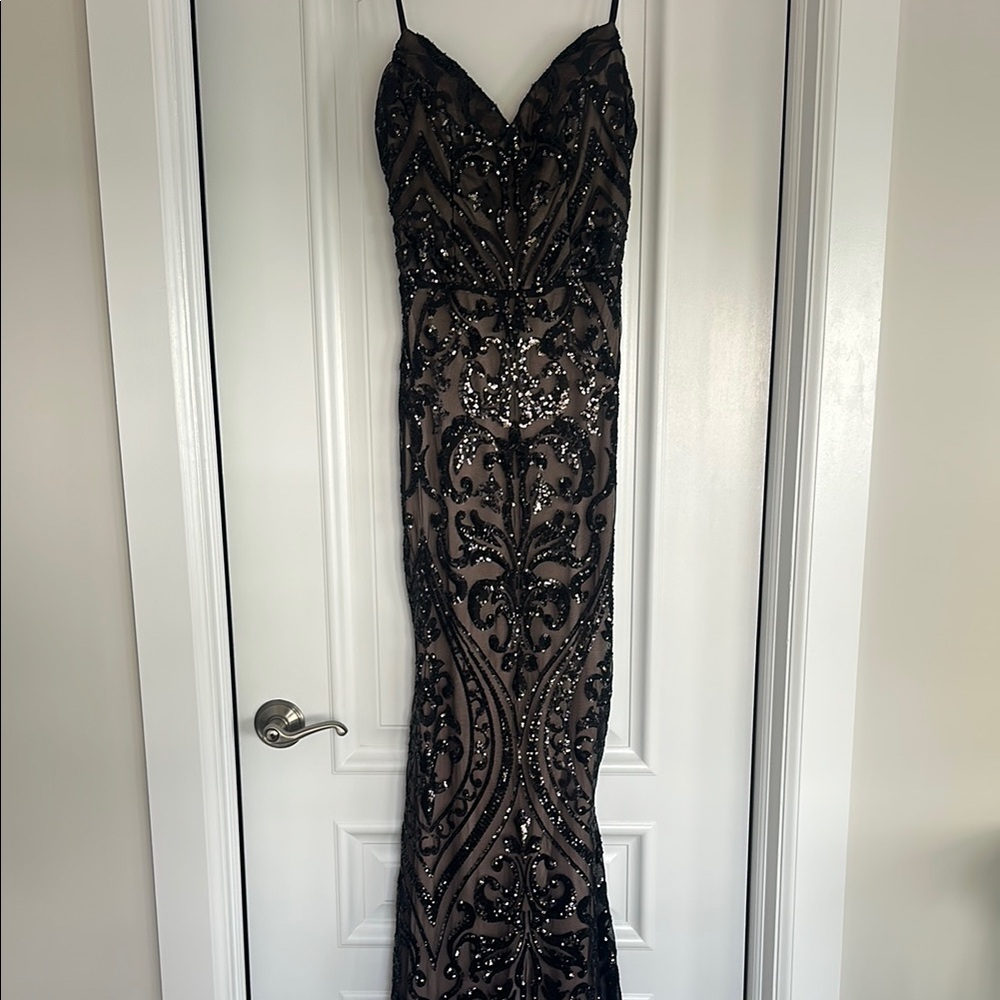 Elegant Black Evening Gown